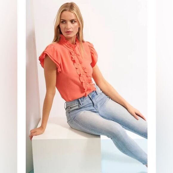 Cece Women's By Cynthia Steffe Calypso coral color - Picture 4 of 8